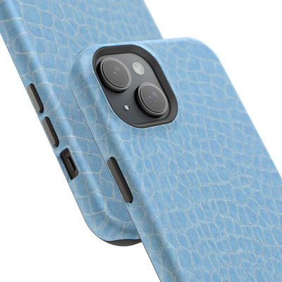 Non Leather Blue Color Pattern Magsafe Cute Phone Case for Iphone Gift for Her, | iPhone 15 Case | iPhone 15 Pro Max Case, Iphone 14, Iphone 14 Pro Max, Iphone 13, Iphone 16