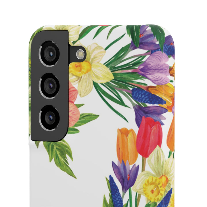 Sleek Snap Spring Summer Flowers Cute Phone Case for iPhone 16 15 14 13 12 11 X Xs Max Xr Pro Plus Samsung Galaxy S24 S23 S22 S21 S20 Ultra