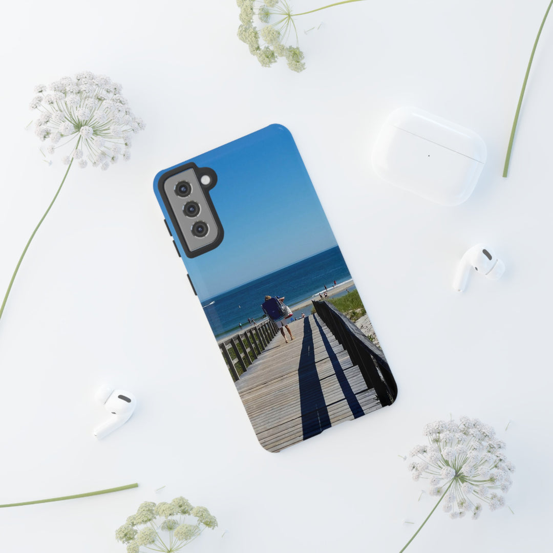 Cute Samsung Case | Cool Iphone Case | Summer Beach Walk, Samsung S24, S23, S22, S21, IPhone 15 Case | Iphone 14 Case, Iphone 13 Case - Studio40ParkLane