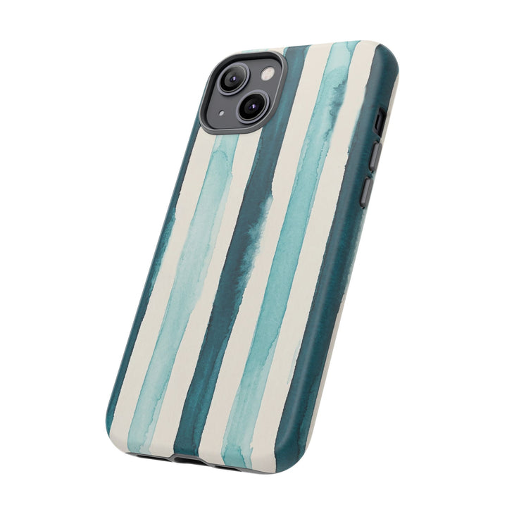 Tough Cute Green Stripes Phone Case, for IPhone 17 Pro Max | Iphone 17 Air, Iphone 16, IPhone 15, 14 13 12, Samsung Galaxy S26, S25, S24, S23