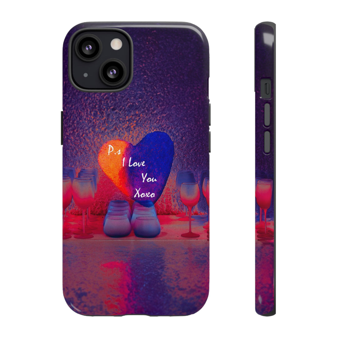 Cute Samsung Case | Cool Iphone Case | PS I love You - Heart, Samsung S24, S23, S22, S21, IPhone 15 Case | Iphone 14 Case, Iphone 13 Case - Studio40ParkLane