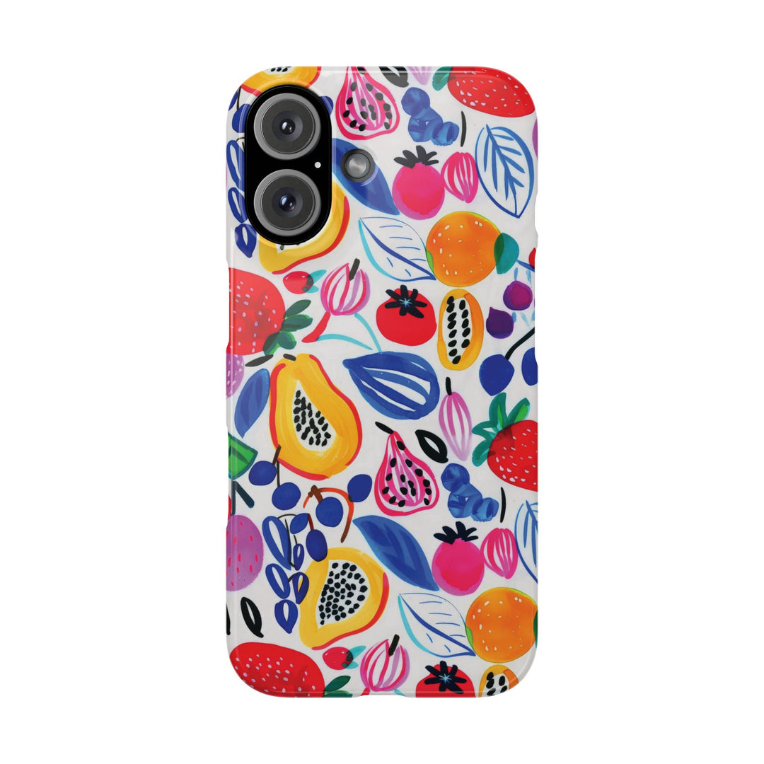 Slim Summer Fruit Cute Phone Case for Iphone 17 | iPhone 16 Case | iPhone 15 Pro Max, Iphone 14, Iphone 14 Pro Max, Iphone 13, Gift for Her