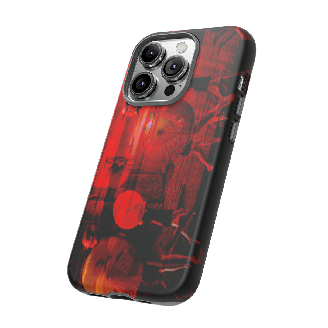 Cute IPhone Case | iPhone 15 Case | iPhone 15 Pro Max Case, Iphone 14 Case, Iphone 14 Pro Max Case IPhone Case for Art Lovers, Sunset Dance Red - Studio40ParkLane