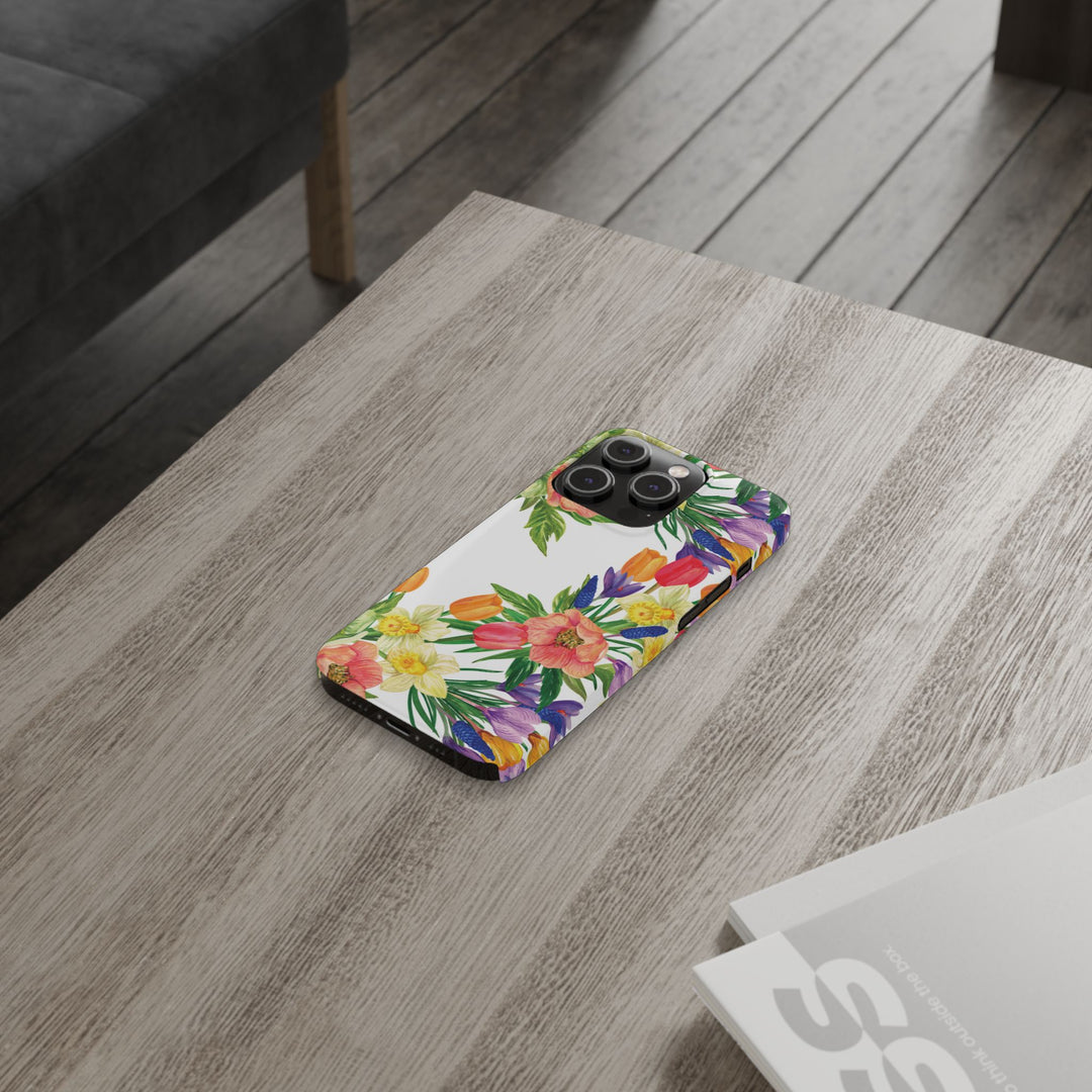Slim Spring Flowers Gift for Her Cute Phone Cases for Iphone 16 Pro Max | iPhone 15 Case | iPhone 15 Pro Max Case, Iphone 14, 13, 12, 11, 10, 8, 7 - Studio40ParkLane
