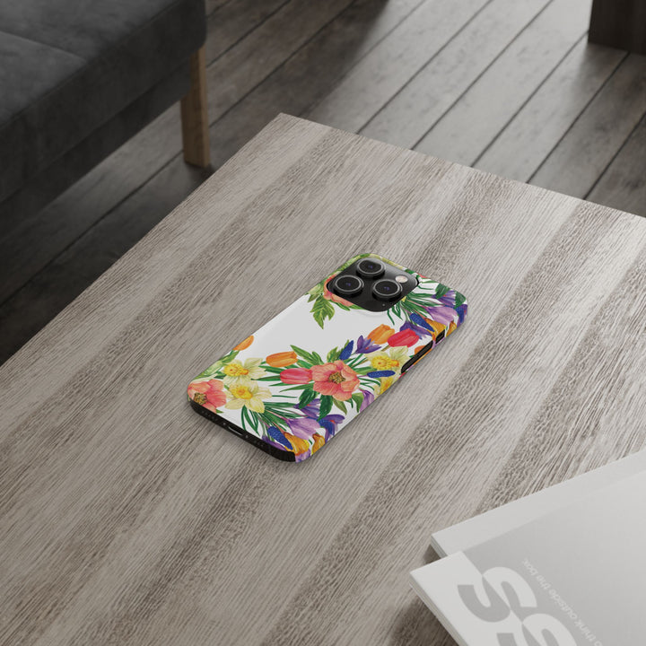Slim Spring Flowers Gift for Her Cute Phone Cases for Iphone 16 Pro Max | iPhone 15 Case | iPhone 15 Pro Max Case, Iphone 14, 13, 12, 11, 10, 8, 7 - Studio40ParkLane