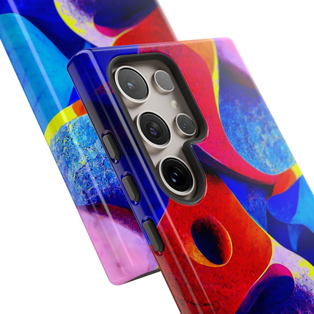 Impact Resistant, Abstract Shapes, Cute Phone Cases for Samsung S24, S23, S22, S21, IPhone 15 pro Iphone 14 pro Iphone 13 IPhone 12 Iphone 11 - Studio40ParkLane