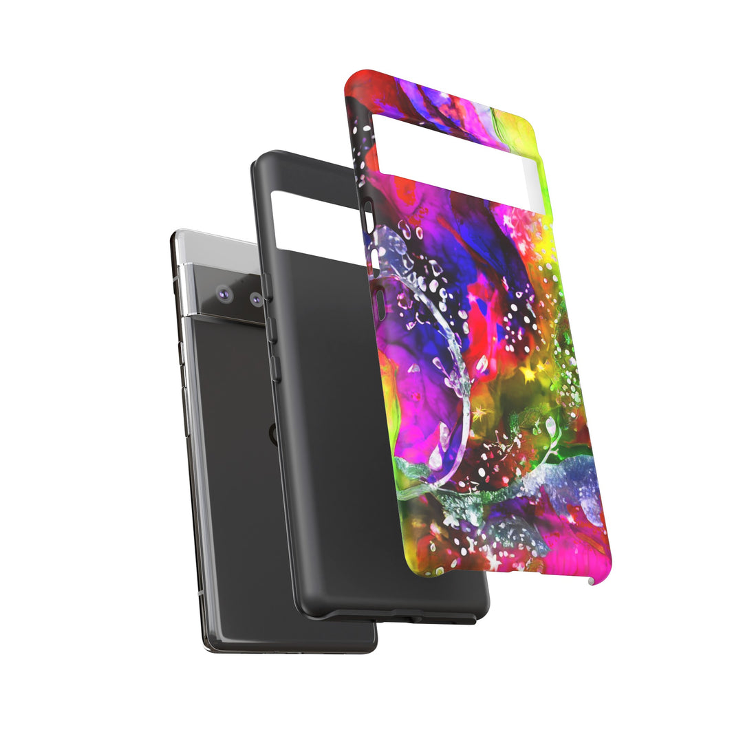 Impact Resistant, Multi Color Marble, Cute Phone Cases for Samsung S24, S23, S22, S21, IPhone 15 pro Iphone 14 pro Iphone 13 IPhone 12 Iphone 11 - Studio40ParkLane