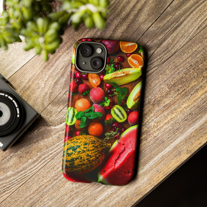 Fall Fruit Collage Cute Phone Case for, Samsung Galaxy S24, S23, S22, S21, IPhone 16 Case | Iphone 15, Iphone 14, IPhone 13 Case Mom Dad Gift - Studio40ParkLane