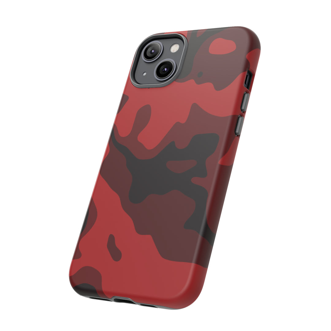 Cool Phone Case | Red Camouflage, For iPhone 15 Case | iPhone 15 Pro Case, Iphone 14 Case, Iphone 14 Pro Max Case, Protective Iphone Case - Studio40ParkLane