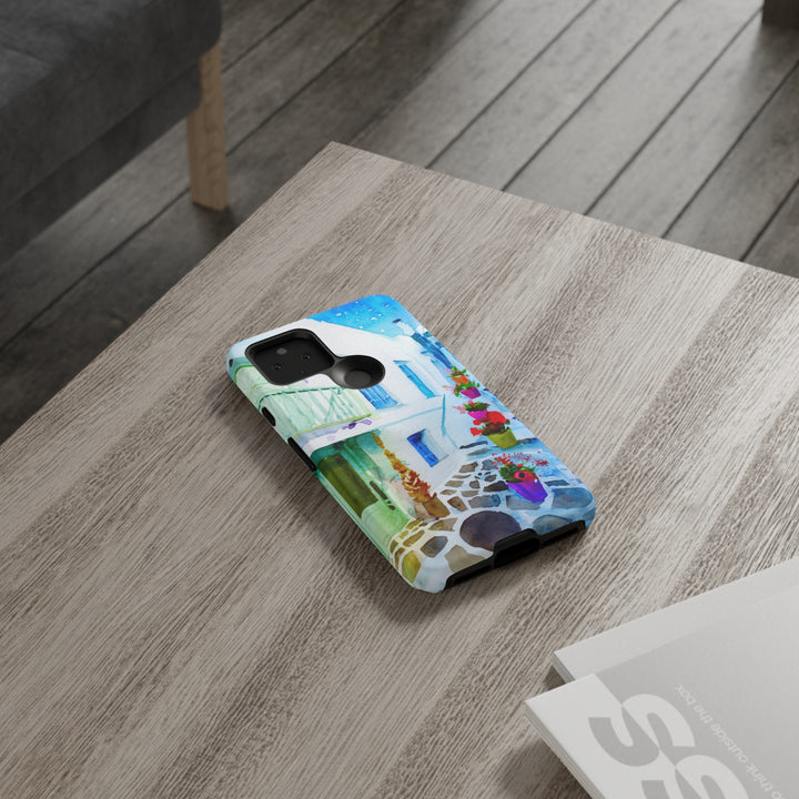 Impact Resistant, Greece House, Cute Phone Cases for Samsung S24, S23, S22, S21, IPhone 15 pro Iphone 14 pro Iphone 13 IPhone 12 Iphone 11 - Studio40ParkLane
