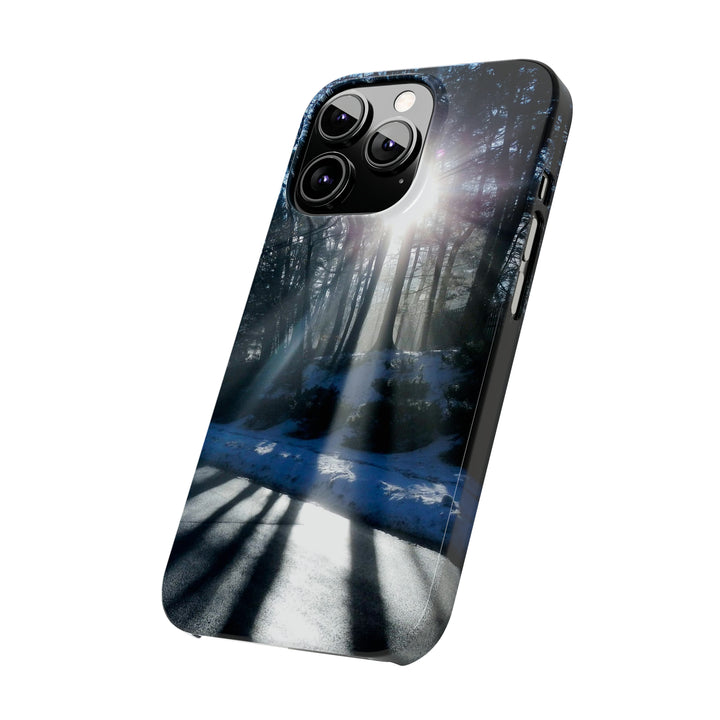 Slim Cute Phone Cases for Iphones - | iPhone 15 Case | iPhone 15 Pro Max Case, Iphone 14 Case, Iphone 14 Pro Max, Iphone 13, Winter Morning Sun - Studio40ParkLane