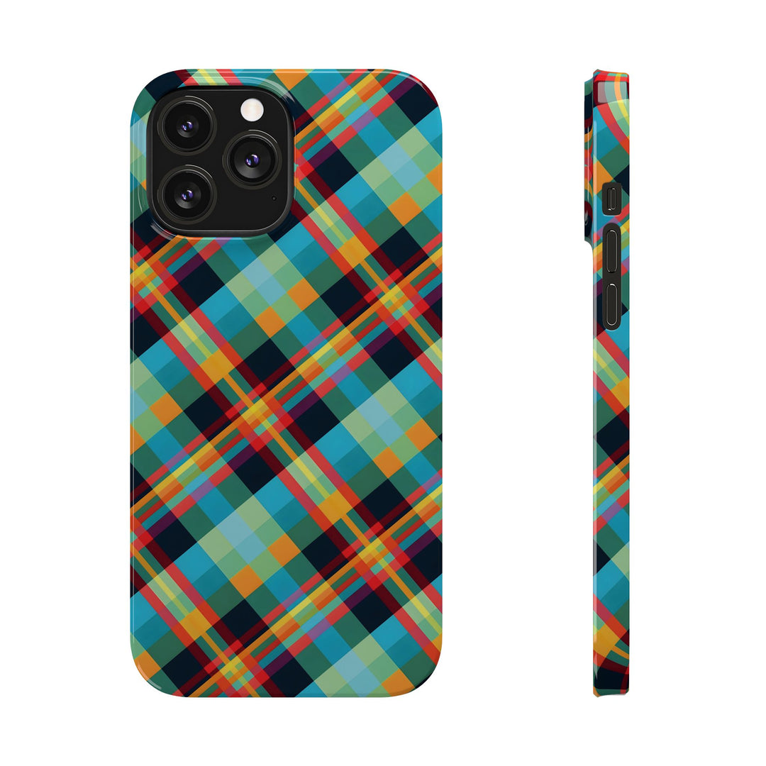 Slim Checkered Plaid Gift for Her Cute Phone Cases for Iphone 16 Pro Max | iPhone 15 Case | iPhone 15 Pro Max Case, Iphone 14, 13, 12, 11, 10, 8, 7 - Studio40ParkLane