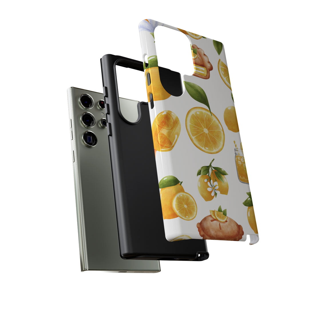 Cute Samsung Phone Case | Aesthetic Samsung Phone Case | Galaxy S23, S22, S21, S20 | Summer Fruit Lemons, Protective Phone Case - Studio40ParkLane