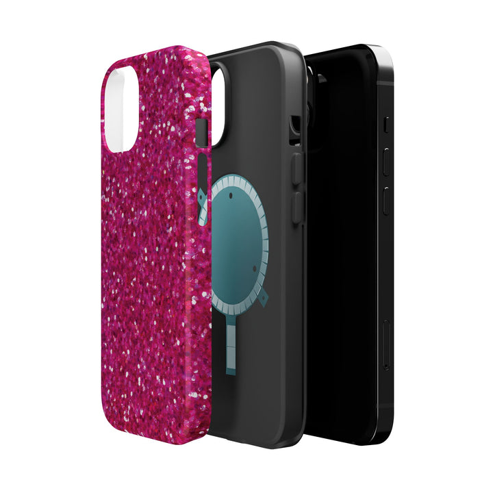 Non Glitter Pink Color Composition Magsafe Cute Phone Case for Iphone Gift for Her, | iPhone 15 Case | iPhone 15 Pro Max Case, Iphone 14, Iphone 14 Pro Max, Iphone 13, Iphone 16 - Studio40ParkLane