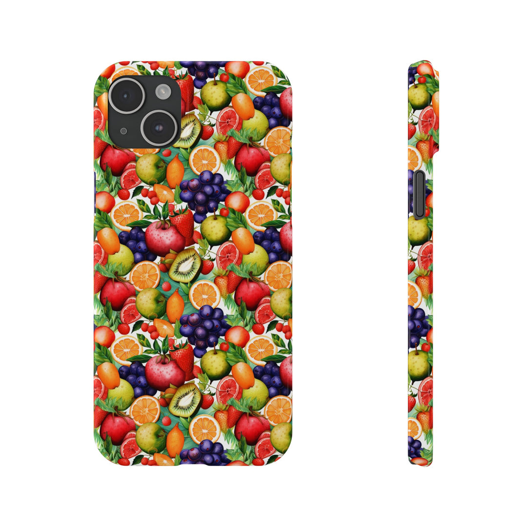 Slim Cute Phone Cases for Iphone | iPhone 15 Case | iPhone 15 Pro Max Case, Iphone 14, Iphone 14 Pro Max, Iphone 13, Summer Fruit Mix Selection - Studio40ParkLane