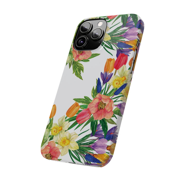 Slim Spring Flowers Gift for Her Cute Phone Cases for Iphone 16 Pro Max | iPhone 15 Case | iPhone 15 Pro Max Case, Iphone 14, 13, 12, 11, 10, 8, 7 - Studio40ParkLane