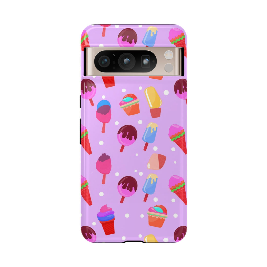 Cute Samsung Case | Cool Iphone Case | Summer Pink Ice - Cream, Samsung S24, S23, S22, S21, IPhone 15 Case | Iphone 14 Case, Iphone 13 Case - Studio40ParkLane