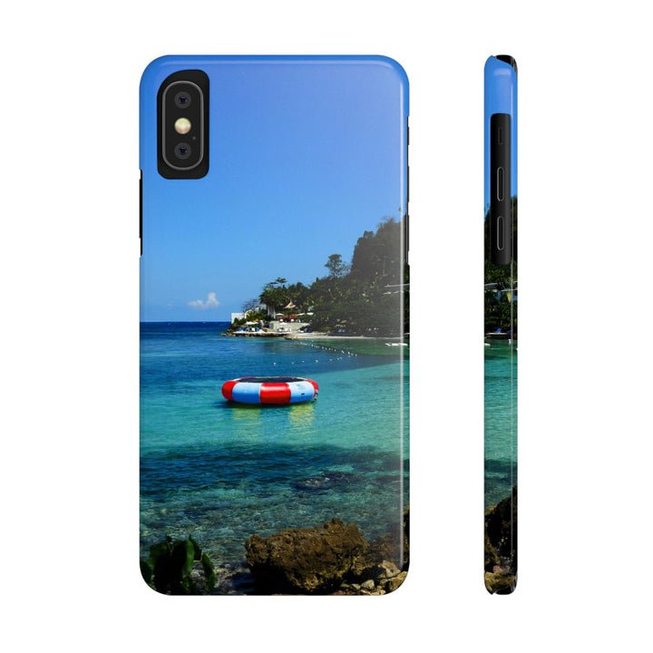 Slim Cute Phone Cases for Iphone - | iPhone 15 Case | iPhone 15 Pro Max Case, Iphone 14 Case, Iphone 14 Pro Max, Iphone 13, Summer Jamaica Beach - Studio40ParkLane