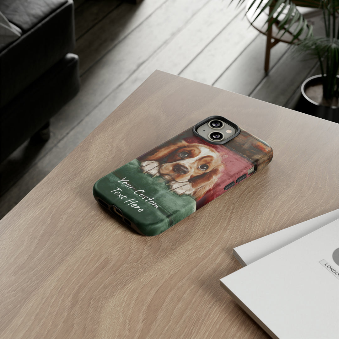 Personalize this Cute IPhone Case | Cocker Spaniel iPhone Case, iPhone 15 Case | iPhone 15 Case, Iphone 14 Case, Iphone 14 Pro Max Case - Studio40ParkLane