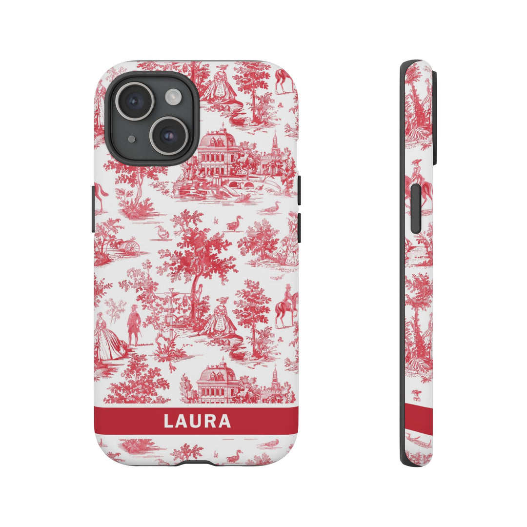 Premium Tough Personalized Initial Custom Gift Cute Phone Cases for Samsung Galaxy S24, S23, S22, S21 Plus, Ultra, Iphone 16, 15, 14 Pro Max - Studio40ParkLane