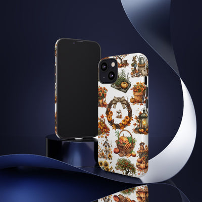 Impact Resistant, Fall Leaves Collage, Cute Phone Cases for Samsung S24, S23, S22, S21, IPhone 15 pro Iphone 14 pro Iphone 13 IPhone 12 Iphone 11