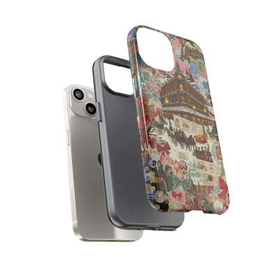 Aesthetic Tough London Coquette Collage Premium Phone Case - For iPhone 17 Pro Max iPhone 16 Pro iPhone 15 Iphone 14 Plus 13 Pro 12 11 10 XR - Studio40ParkLane