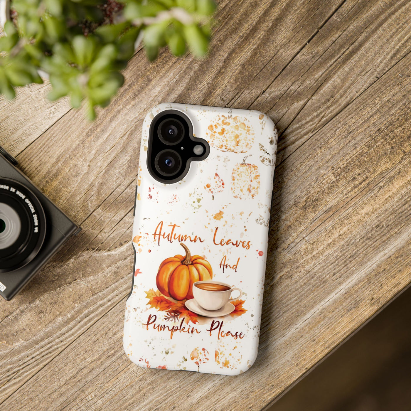 Fall Leaves Pumpkins Tough Magsafe Cute Phone Cases for Iphone | iPhone 15 Case | iPhone 15 Pro Max Case, Iphone 14, Iphone 14 13 12 11 10 9 8 7 - Studio40ParkLane