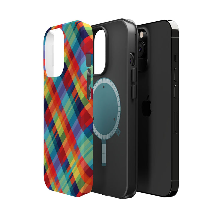 Checkered Plaid Magsafe Gift for Her Cute Phone Case for Iphone, | iPhone 16 | iPhone 15 Pro Max, Iphone 14 Pro Max, 13 12 11 10 9 8 7 - Studio40ParkLane