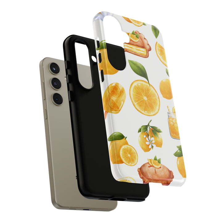 Cute Samsung Phone Case | Aesthetic Samsung Phone Case | Galaxy S23, S22, S21, S20 | Summer Fruit Lemons, Protective Phone Case - Studio40ParkLane
