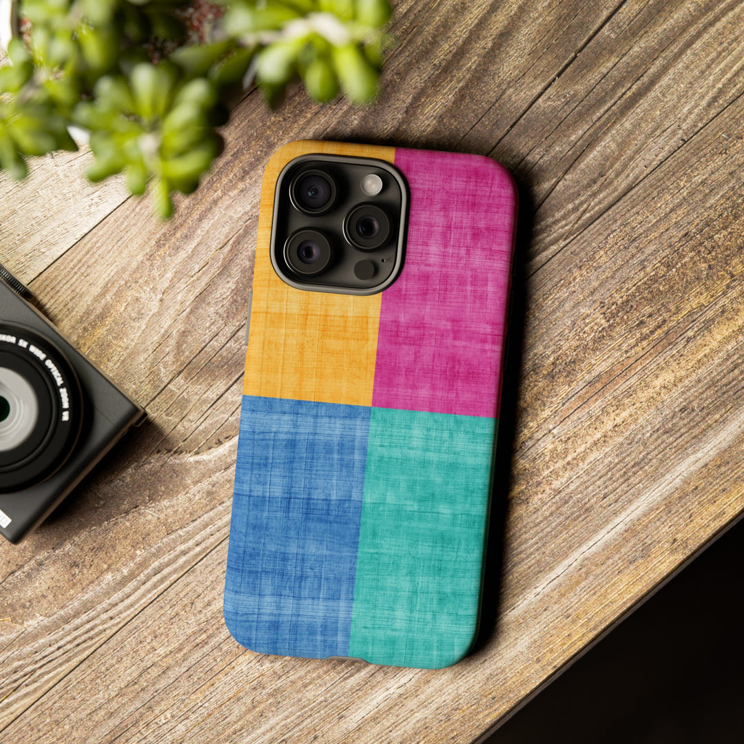 Impact Resistant, Colored Shapes, Cute Phone Cases for Samsung S24, S23, S22, S21, IPhone 15 pro Iphone 14 pro Iphone 13 IPhone 12 Iphone 11 - Studio40ParkLane