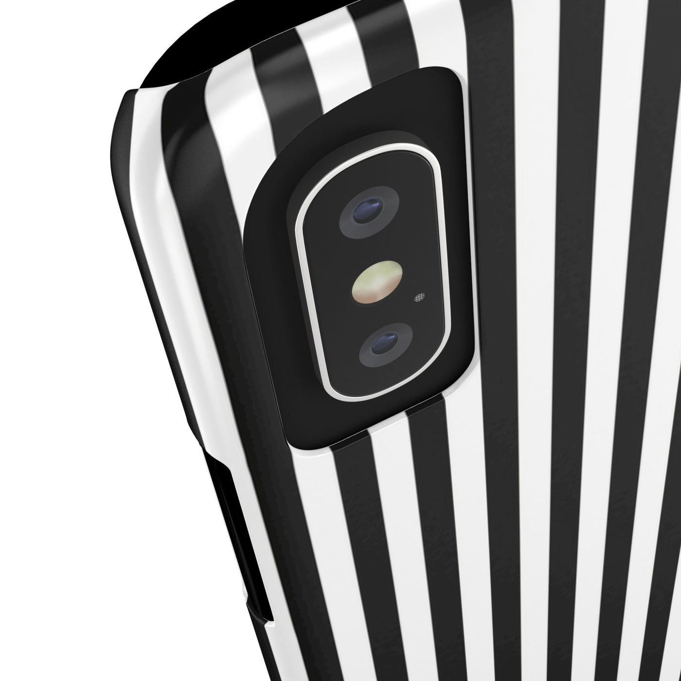 Slim Black White Striped Cute Phone Case for Iphone 16 - | iPhone 15 Pro Max Case | iPhone 14 Case Iphone 13 12 11 10 9 8 7 Gift for Her - Studio40ParkLane