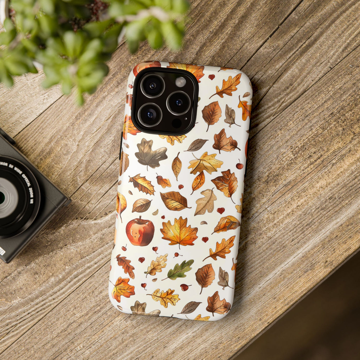 Autumn Fall Leaves Gift for Her Cute Phone Case for, Samsung Galaxy S24, S23, S22, S21, IPhone 16 Case | Iphone 15, Iphone 14, IPhone 13 Case