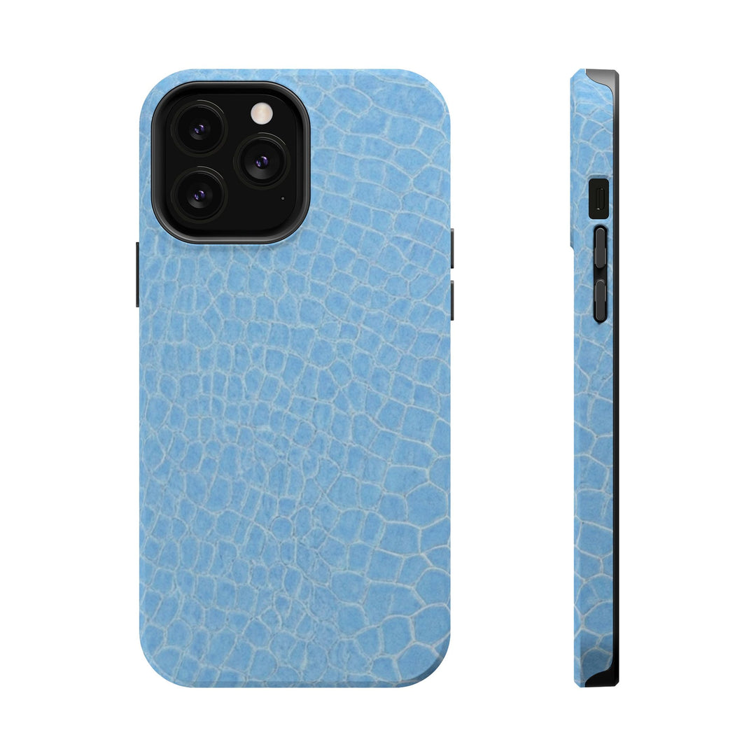Non Leather Blue Color Pattern Magsafe Cute Phone Case for Iphone Gift for Her, | iPhone 15 Case | iPhone 15 Pro Max Case, Iphone 14, Iphone 14 Pro Max, Iphone 13, Iphone 16 - Studio40ParkLane