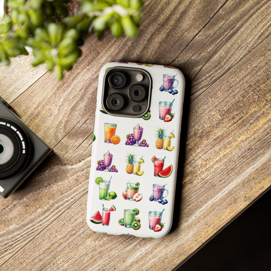 Cute Samsung Case | Cool Iphone Case | Tropical Summer Fruit Cocktail, Samsung S24, S23, S22, S21, IPhone 15 Case | Iphone 14 Case, Iphone 13 Case - Studio40ParkLane