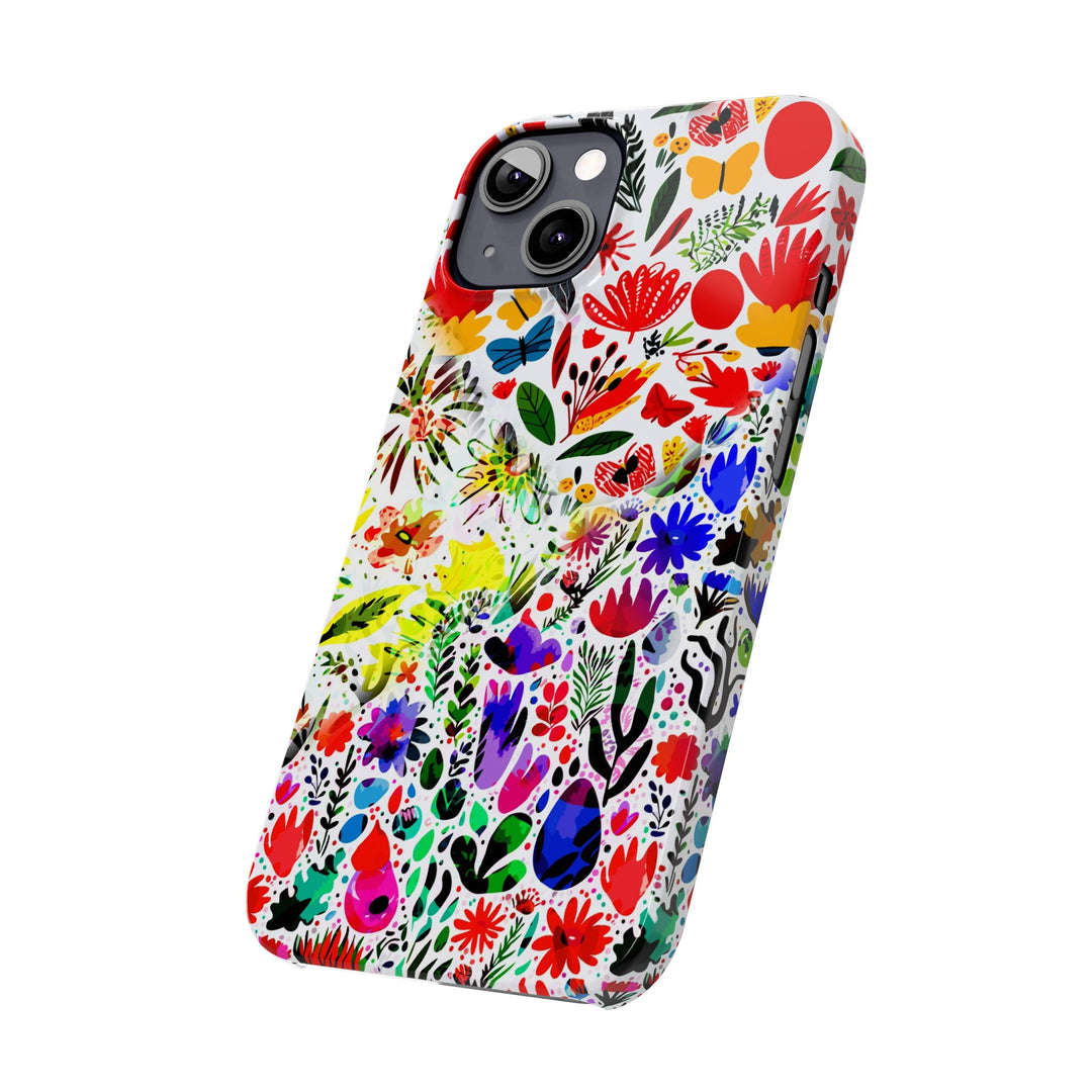 Slim Cute Phone Cases for Iphone | iPhone 15 Case | iPhone 15 Pro Max Case, Iphone 14, Iphone 14 Pro Max, Iphone 13, Flowers 4 Seasons - Studio40ParkLane