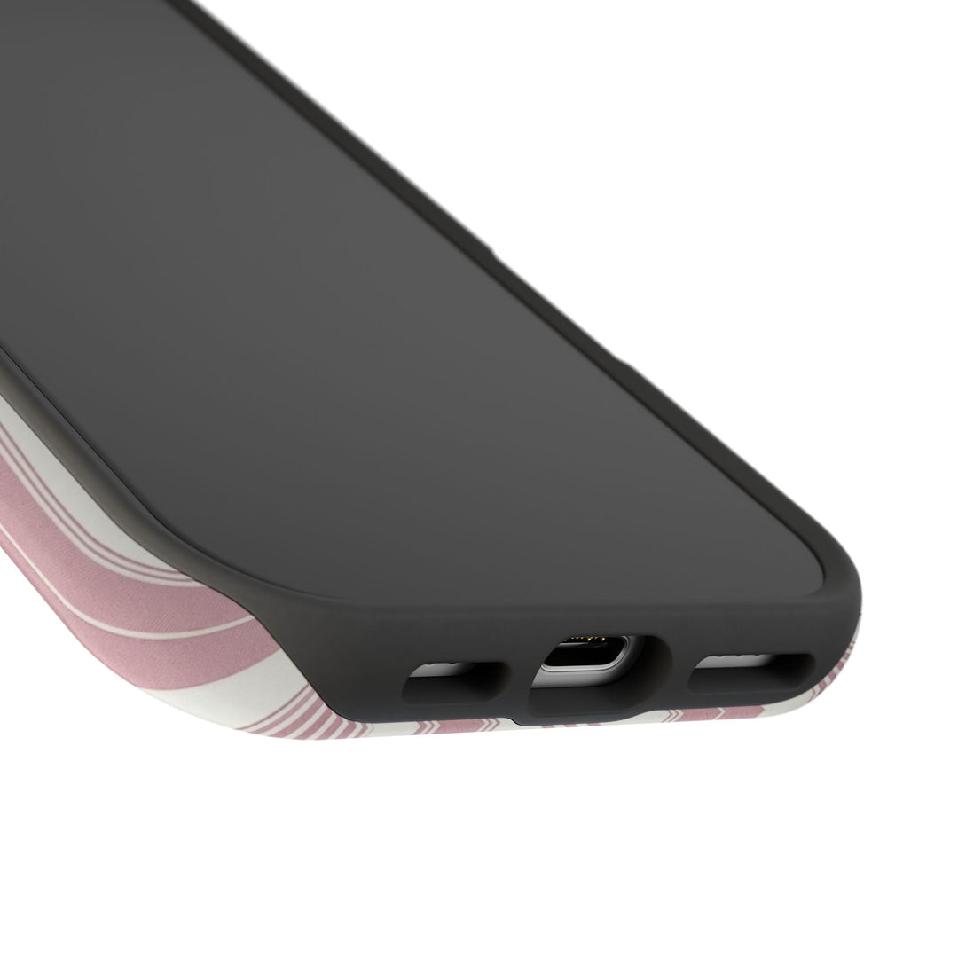 MagSafe Cute Phone Case, Coastal Striped Phone Case for iPhone 17 16 15 14 13 12 Pro Max, Samsung S26 S25 S24 Ultra case - Studio40ParkLane