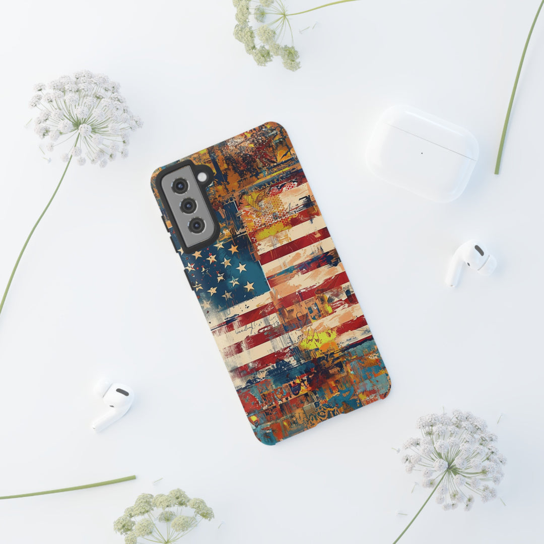 Impact Resistant, American Flag, Cute Phone Cases for Samsung S24, S23, S22, S21, IPhone 15 pro Iphone 14 pro Iphone 13 IPhone 12 Iphone 11 - Studio40ParkLane