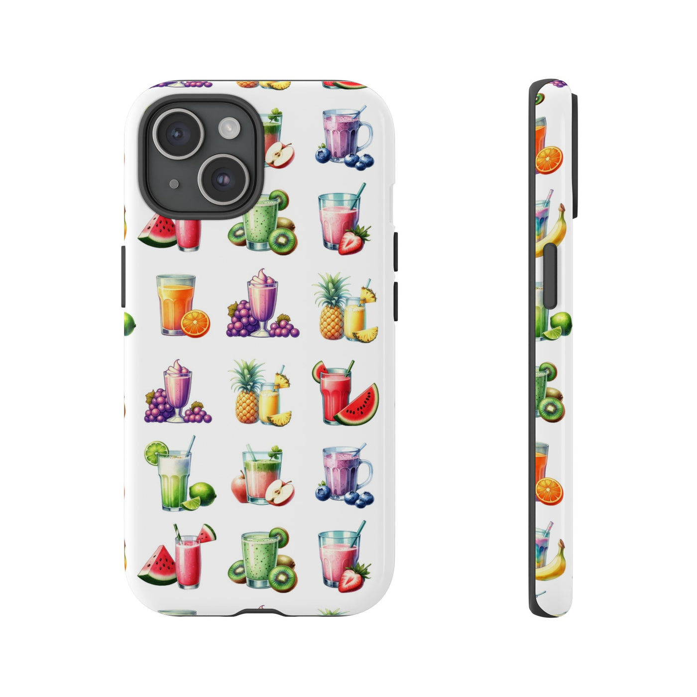 Cute Samsung Case | Cool Iphone Case | Tropical Summer Fruit Cocktail, Samsung S24, S23, S22, S21, IPhone 15 Case | Iphone 14 Case, Iphone 13 Case