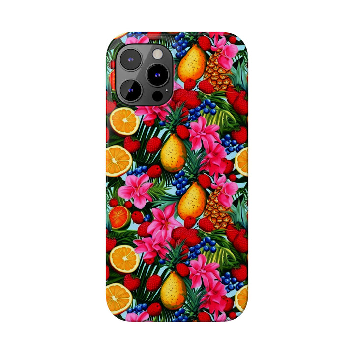 Slim Cute Phone Cases for Iphone - | iPhone 15 Case | iPhone 15 Pro Max Case, Iphone 14 Case, Iphone 14 Pro Max, Iphone 13, Summer Mixed Fruit - Studio40ParkLane