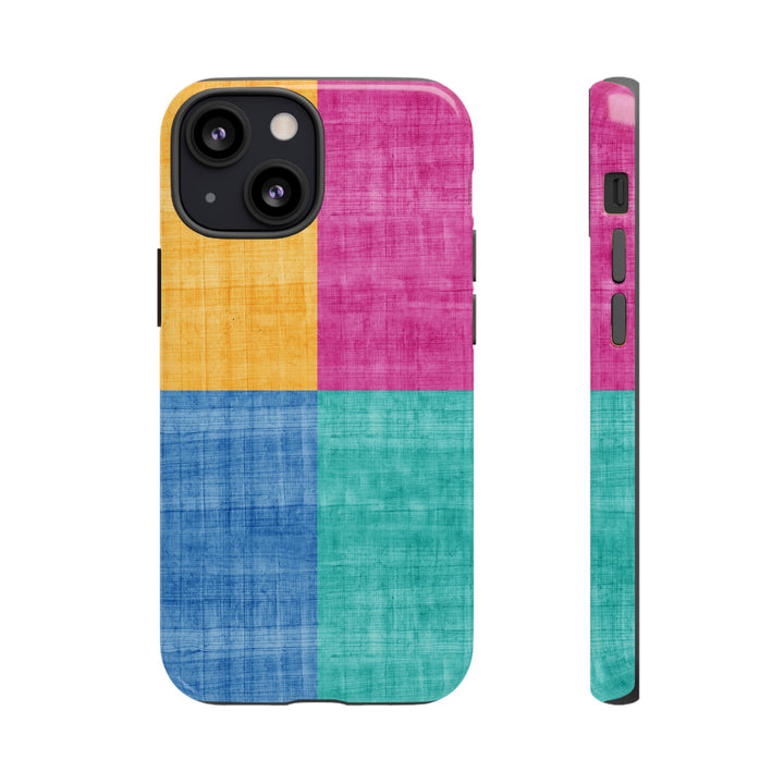 Impact Resistant, Colored Shapes, Cute Phone Cases for Samsung S24, S23, S22, S21, IPhone 15 pro Iphone 14 pro Iphone 13 IPhone 12 Iphone 11 - Studio40ParkLane