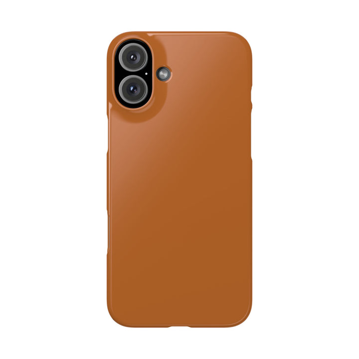 Slim Red Rust Brown Gift for Her Aesthetic Cute Phone Case for Iphone 16 - | iPhone 15 Pro Max Case | iPhone 14 Case 13 12 11 10 9 8 7 - Studio40ParkLane