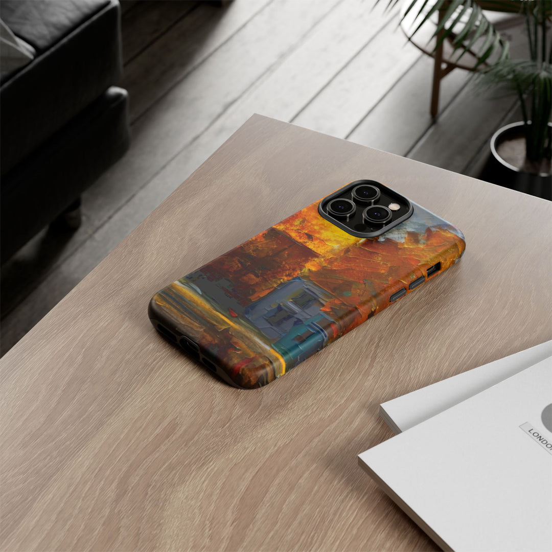 Impact Resistant, Fall Leaves Oil Painting, Cute Phone Cases for Samsung S24, S23, S22, S21, IPhone 15 pro Iphone 14 pro Iphone 13 IPhone 12 Iphone 11 - Studio40ParkLane