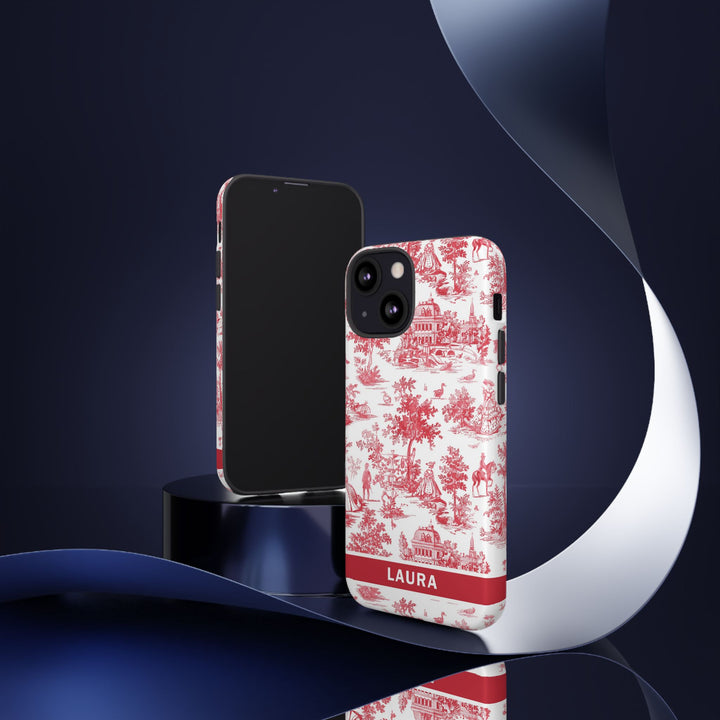 Premium Tough Personalized Initial Custom Gift Cute Phone Cases for Samsung Galaxy S24, S23, S22, S21 Plus, Ultra, Iphone 16, 15, 14 Pro Max - Studio40ParkLane