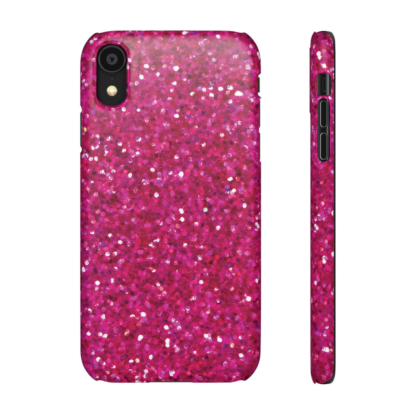 Snap Non-Glitter Muted Pink Play on "Faux" Glitter Effect Cute Phone Cases for Samsung and Iphone, 16, 15, 14, S24, S23, S22, S21, S20, Plus and Ultra