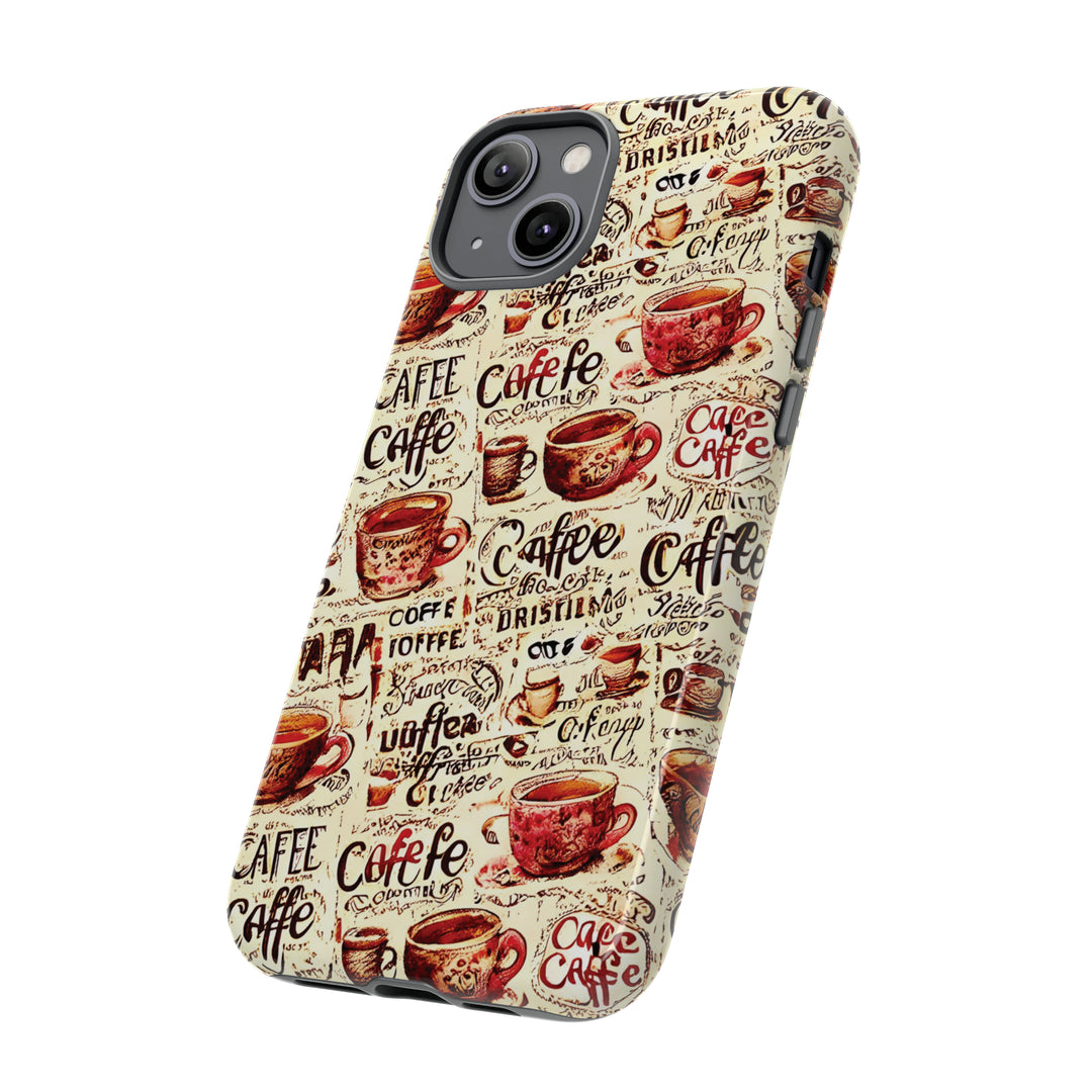 Cute IPhone Case | Paris Coffee Cup, iPhone 15 Case | iPhone 15 Pro Case, Iphone 14 Case, Iphone 14 Pro Max Case, Protective Iphone Case - Studio40ParkLane
