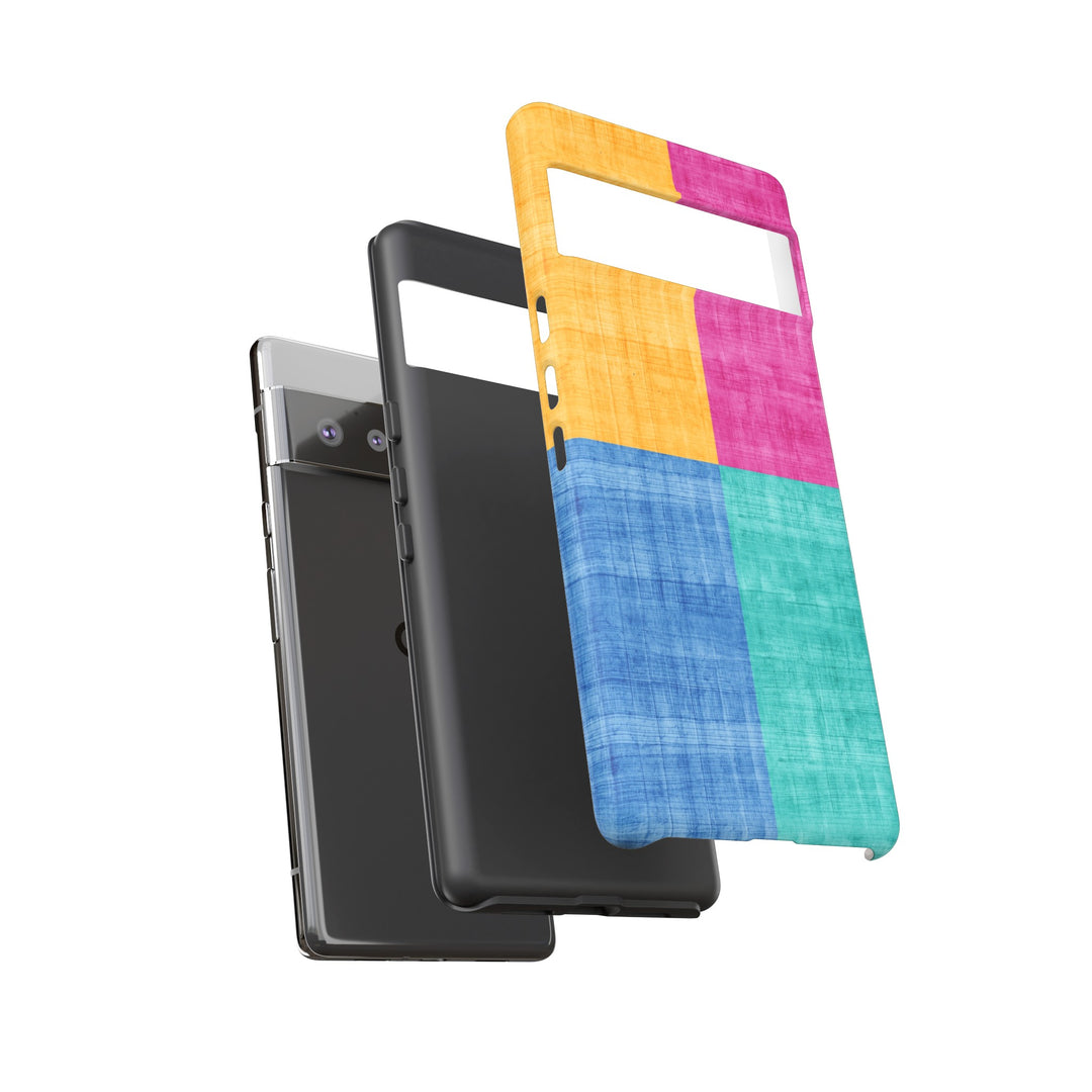 Impact Resistant, Colored Shapes, Cute Phone Cases for Samsung S24, S23, S22, S21, IPhone 15 pro Iphone 14 pro Iphone 13 IPhone 12 Iphone 11 - Studio40ParkLane