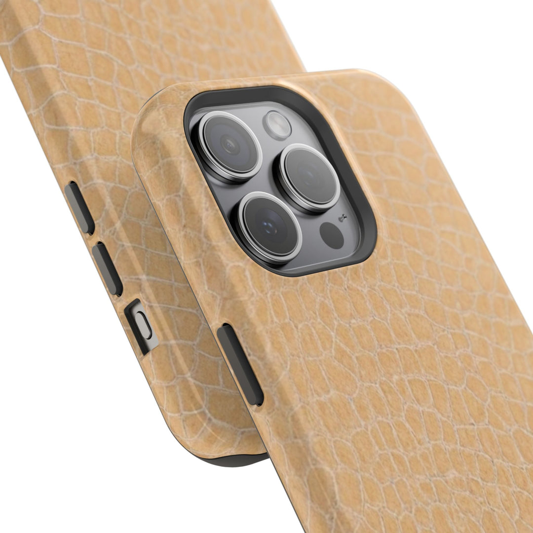 Non Leather Beige Color Pattern Magsafe Cute Phone Case for Iphone Gift for Her, | iPhone 15 Case | iPhone 15 Pro Max Case, Iphone 14, Iphone 14 Pro Max, Iphone 13, Iphone 16 - Studio40ParkLane