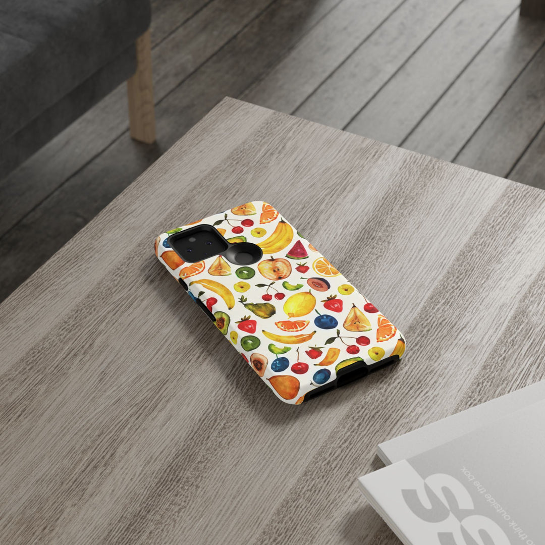 Impact Resistant, Mixed Fruits, Cute Phone Cases for Samsung S24, S23, S22, S21, IPhone 15 pro Iphone 14 pro Iphone 13 IPhone 12 Iphone 11 - Studio40ParkLane