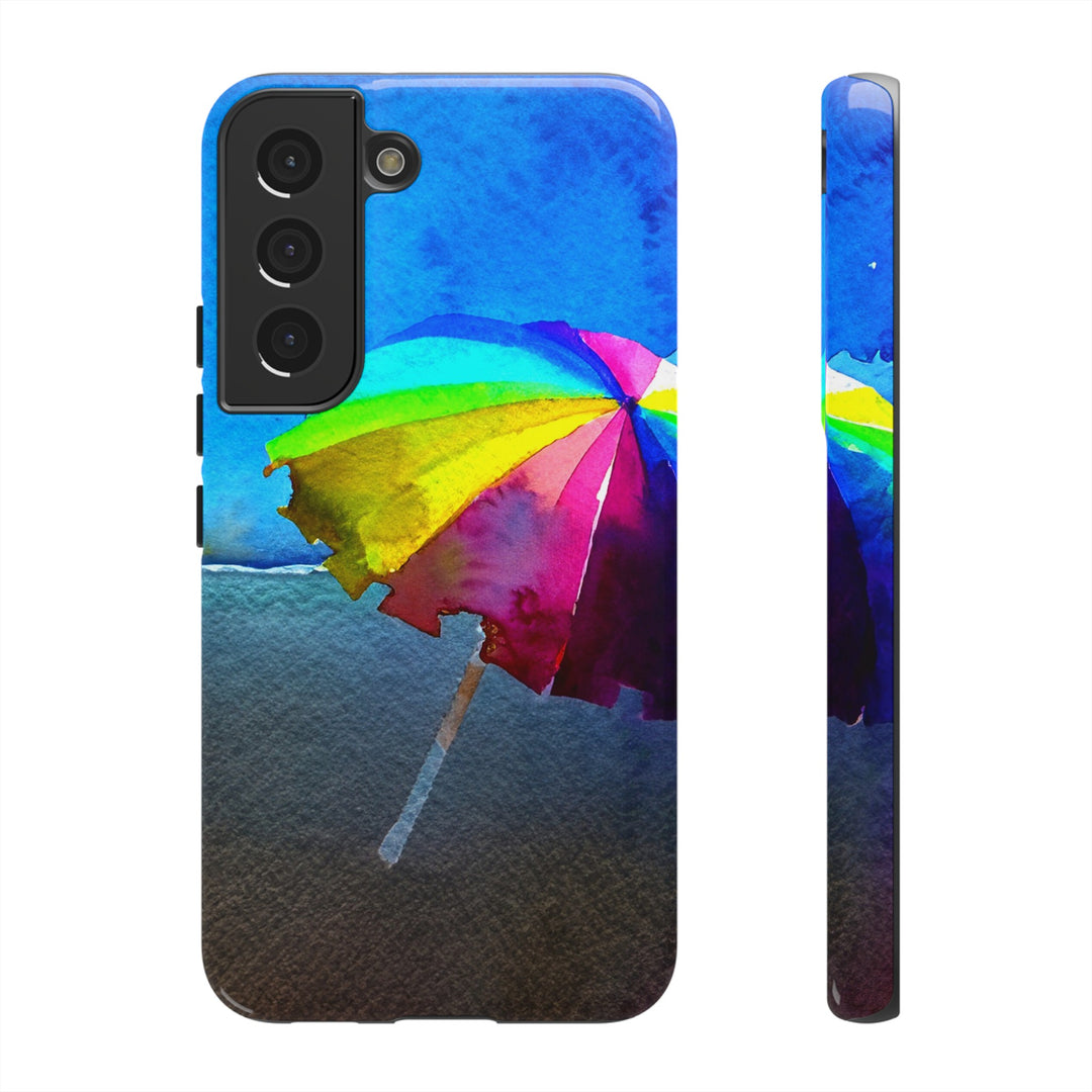 Cute Samsung Case | Cool Iphone Case | Summer Colorful Beach Parasol, Samsung S24, S23, S22, S21, IPhone 15 Case | Iphone 14 Case, Iphone 13 Case - Studio40ParkLane