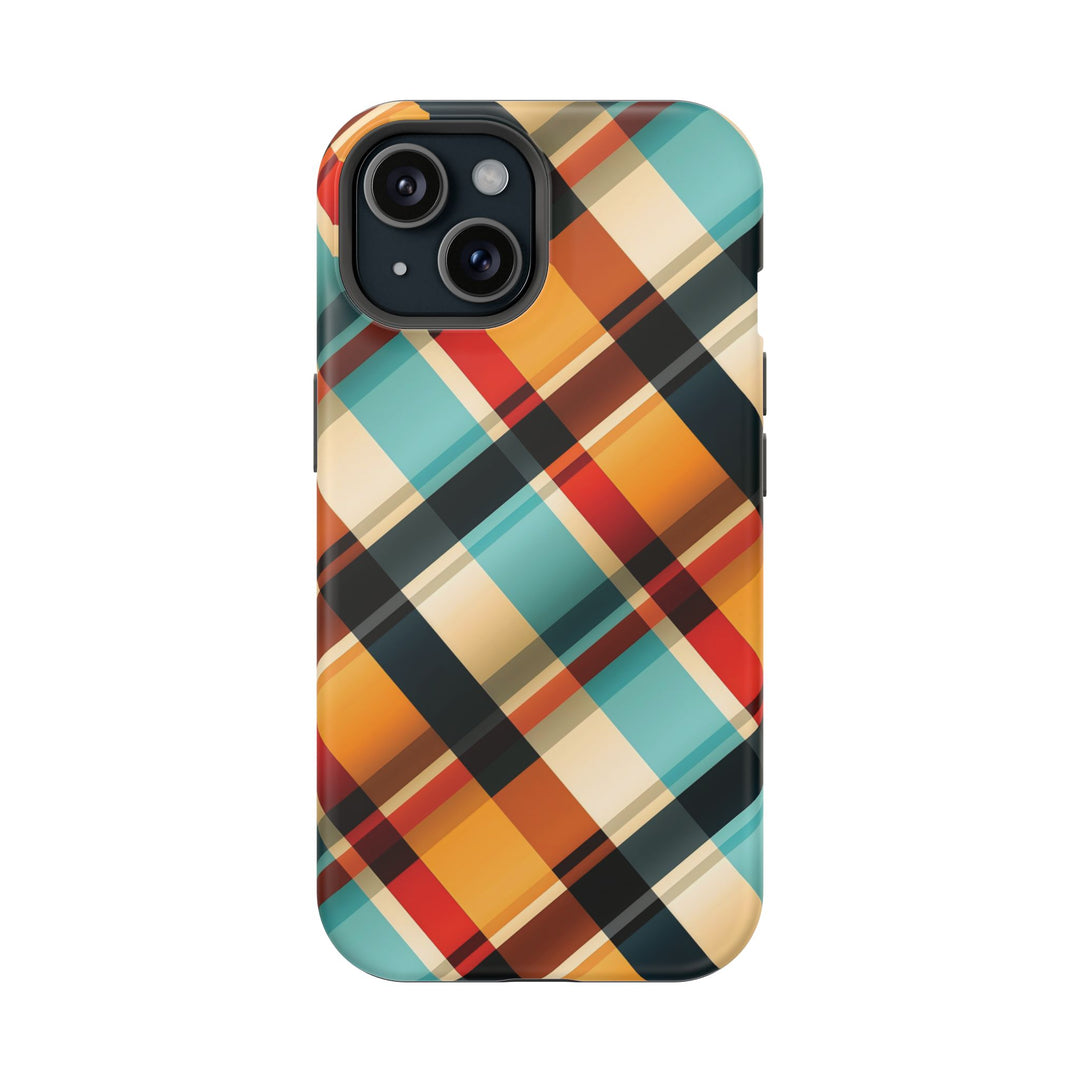 Checkered Plaid Magsafe Gift for Her Cute Phone Case for Iphone, | iPhone 16 | iPhone 15 Pro Max, Iphone 14 Pro Max, 13 12 11 10 9 8 7 - Studio40ParkLane